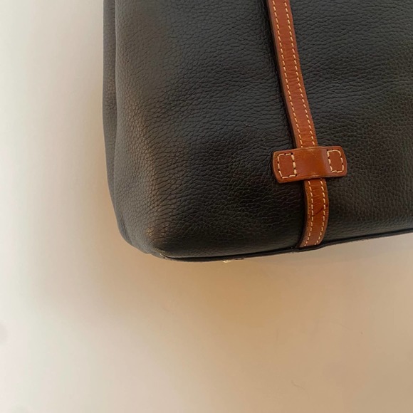 Dooney & Bourke Black Pebble Leather Expandable Tote - Picture 9 of 16